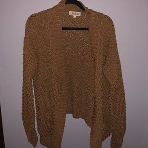 Brown cardigan